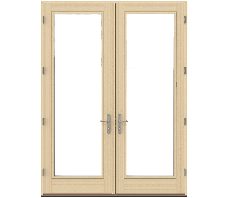 Annapolis Pella Lifestyle Series Wood Double Hinged Patio Doors