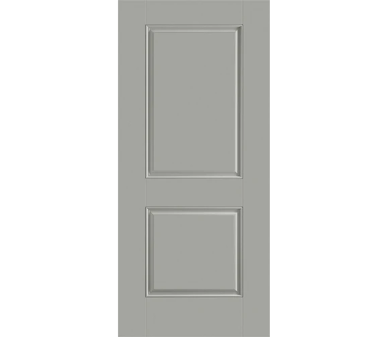 Annapolis Two Panel Square Fiberglass Entry Door